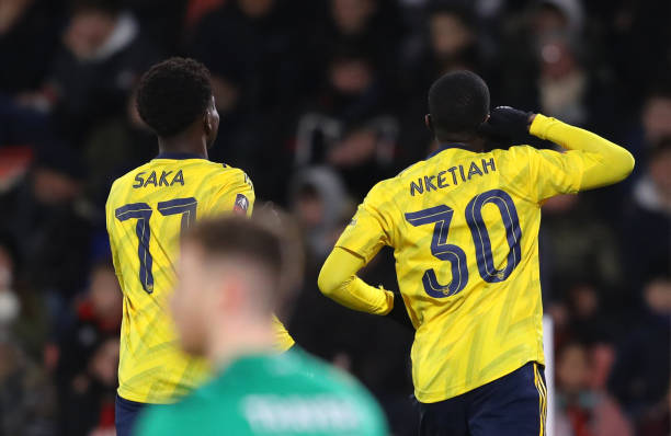nketiah saka v bournemouth