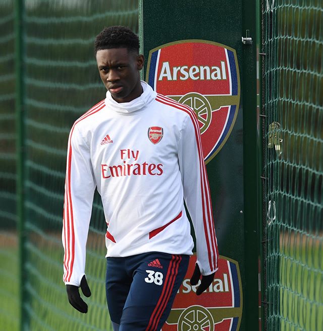 Ornstein: Balogun set to leave Arsenal for a suitable bid 3 Folarin Balogun in training with Arsenal (Photo via Instagram)