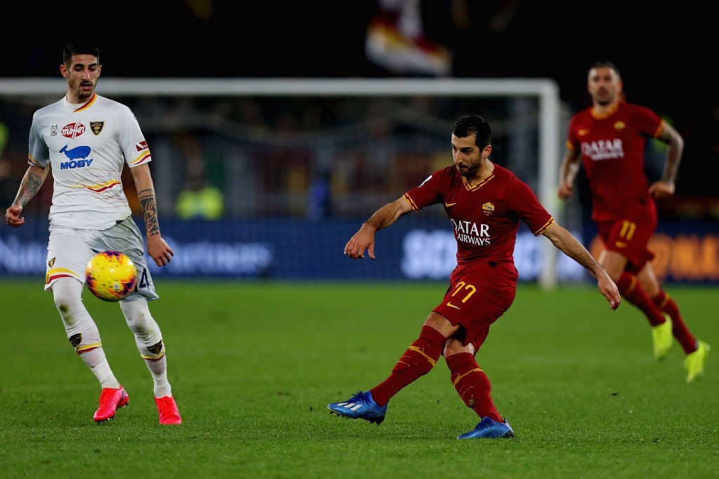 Henrikh Mkhitaryan explains how and where he got his nickname 2 ROME, ITALY - FEBRUARY 23: Henrikh Mkhitaryan of AS Roma in action during the Serie A match between AS Roma and US Lecce at Stadio Olimpico on February 23, 2020, in Rome, Italy. (Photo by Paolo Bruno/Getty Images)