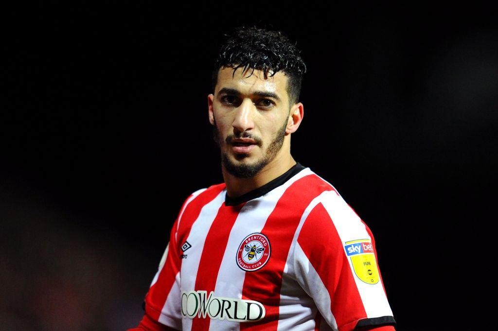 BRENTFORD, ENGLAND - JANUARY 28: Said Benrahma of Brentford looks on during the Sky Bet Championship match between Brentford FC and Nottingham Fore...