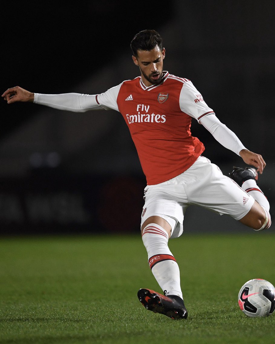 Pablo Mari with Arsenal (Photo via Twitter / PabloMV5)