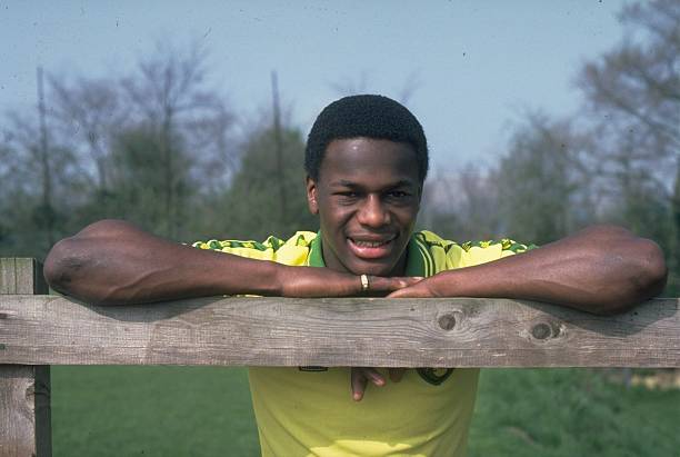 Justin Fashanu finally inducted into Football Hall of Fame 2 Apr 1981: Portrait of Justin Fashanu of Norwich City.