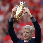 arsene wenger premier league gold trophy aresenal manager
