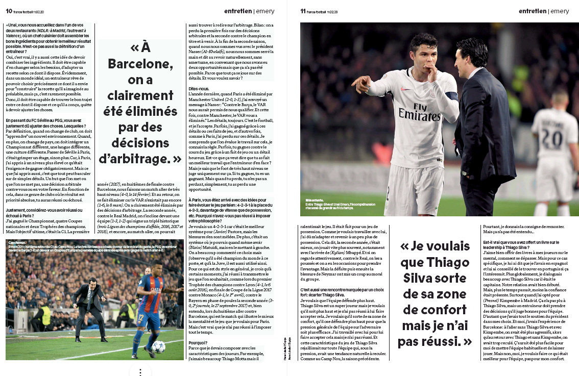 unai emery FF2 feb 2020