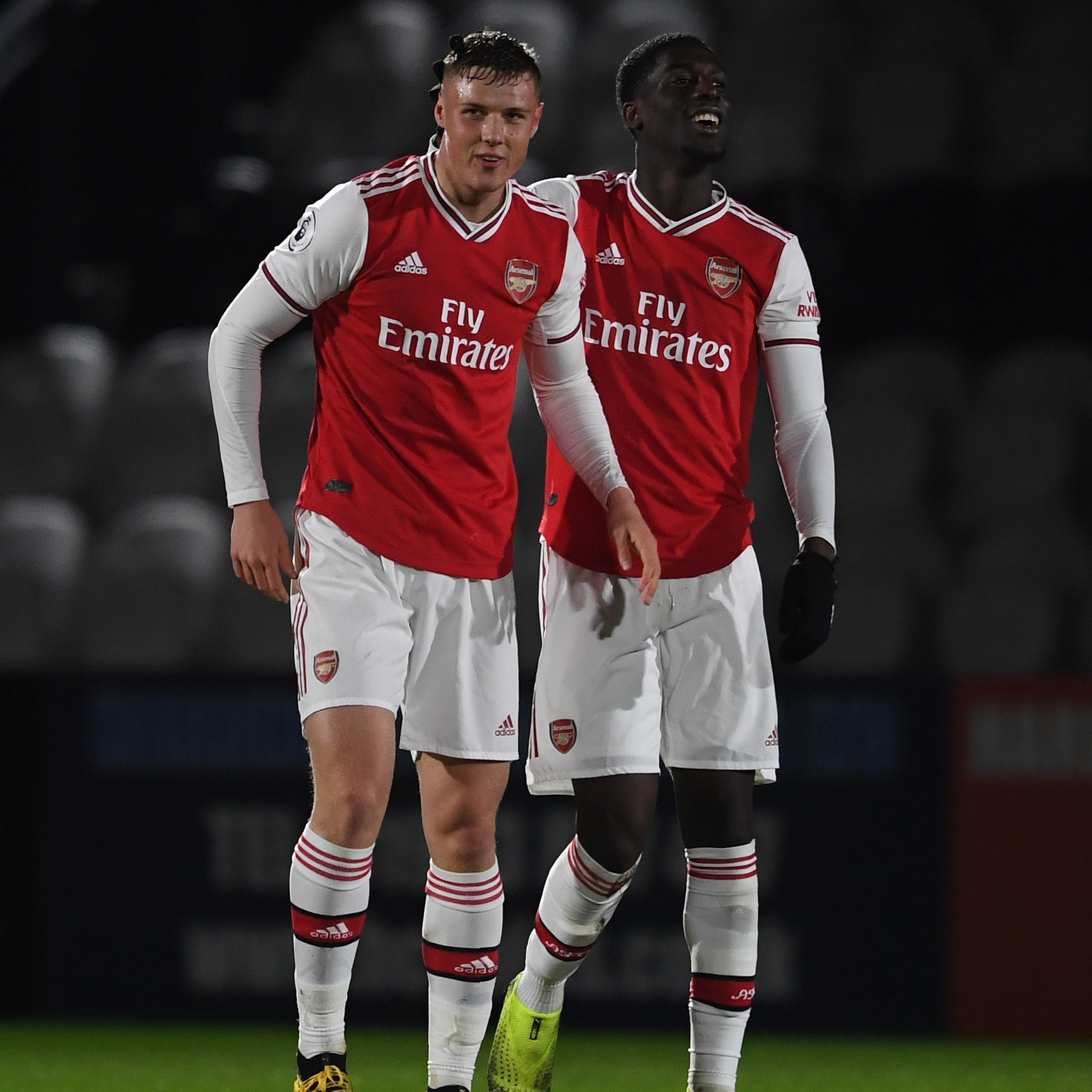 Daniel Ballard with the Arsenal u23s (Photo via Arsenal Academy on Twitter)