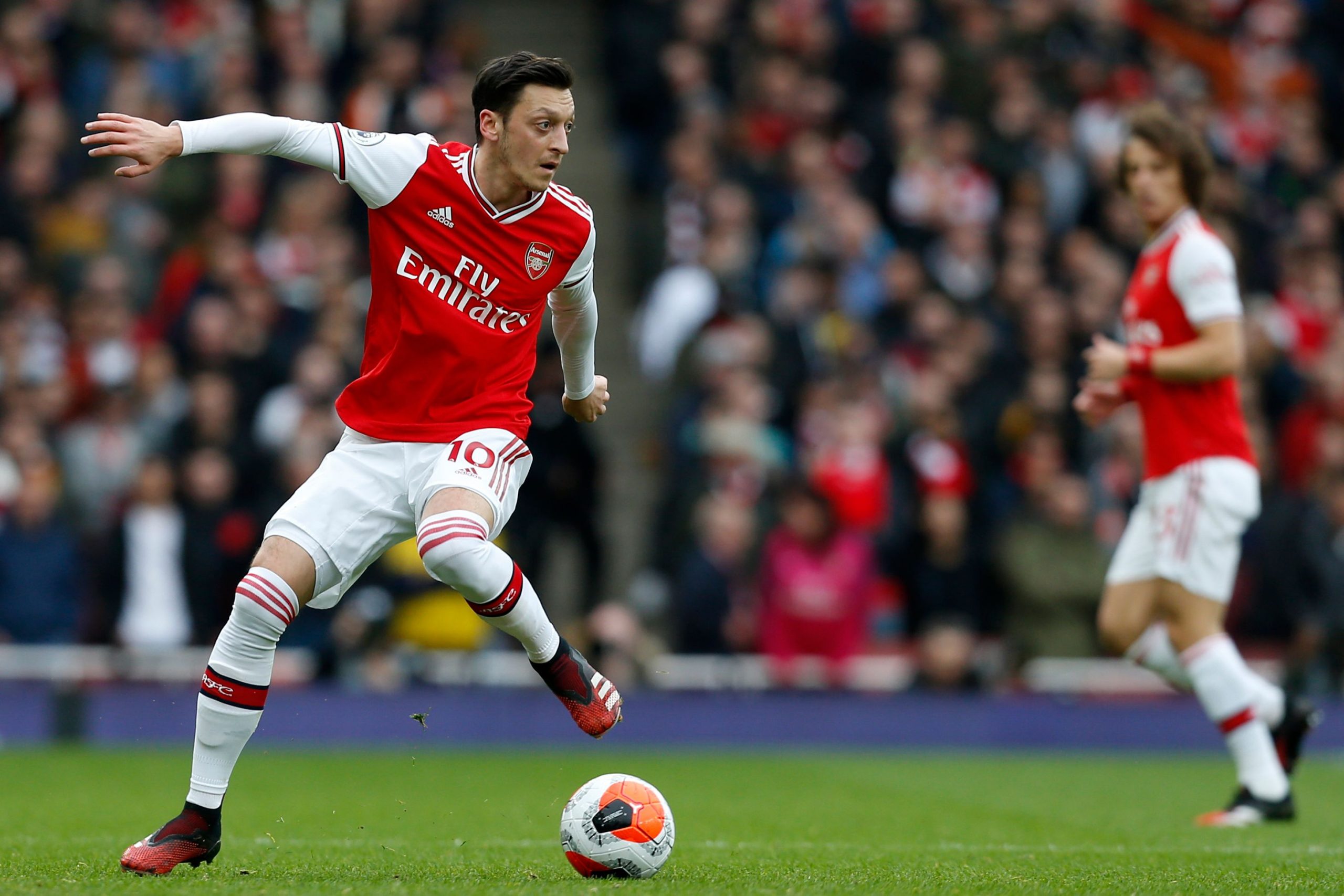 Arsenal can't force out-of-contract players to stay if season isn't finished 6 Arsenal's German midfielder Mesut Ozil controls the ball during the English Premier League football match between Arsenal and West Ham at the Emirates Stadium in London on March 7, 2020.