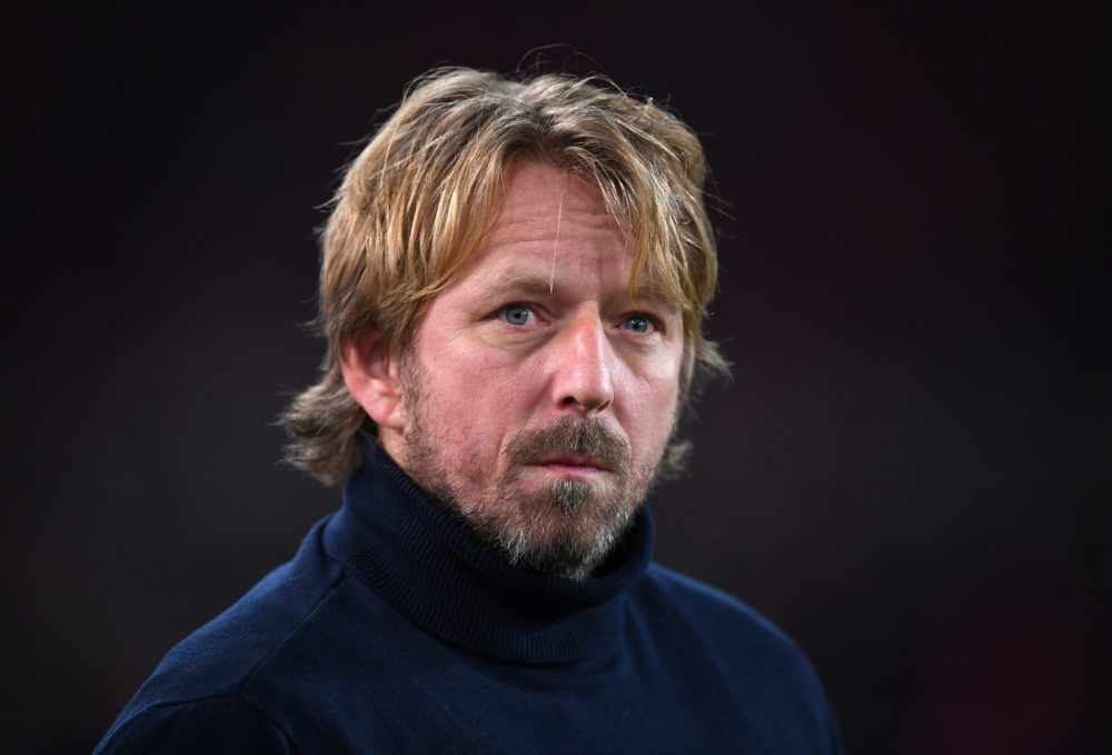 Sporting director Sven Mislintat of VfB Stuttgart seen during the Second Bundesliga match between VfB Stuttgart and 1. FC Nürnberg at Mercedes-Benz...