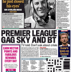 2004 daily mail back page gag sky sports