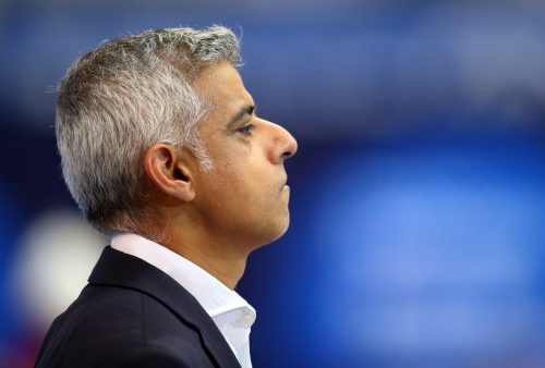 LONDON, ENGLAND - SEPTEMBER 12: Mayor of London, Sadiq Khan attends on Day Four of the London 2019 World Para-swimming Allianz Championships at Aquatics Centre on September 12, 2019 in London, England. (Photo by Catherine Ivill/Getty Images)