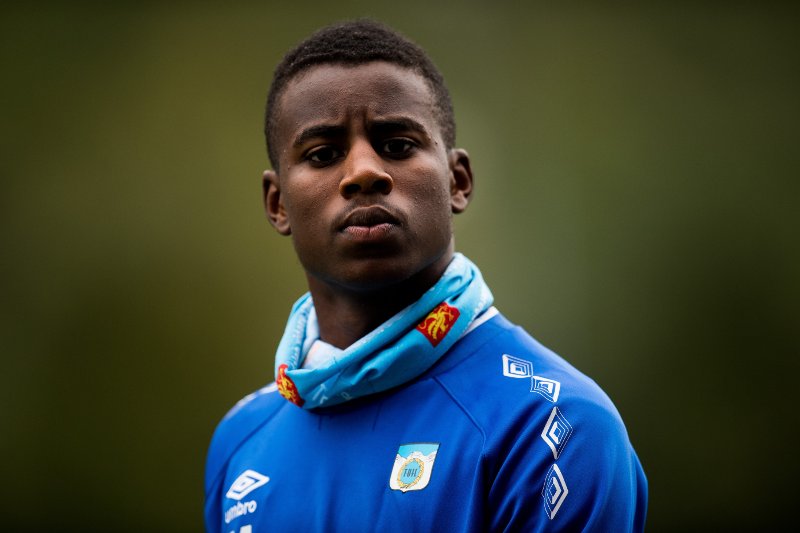 Fram Larvik director: George Lewis has signed for Arsenal 2 George Lewis during his time with Tromsdalen UIL (Photo: Jon Olav Nesvold)