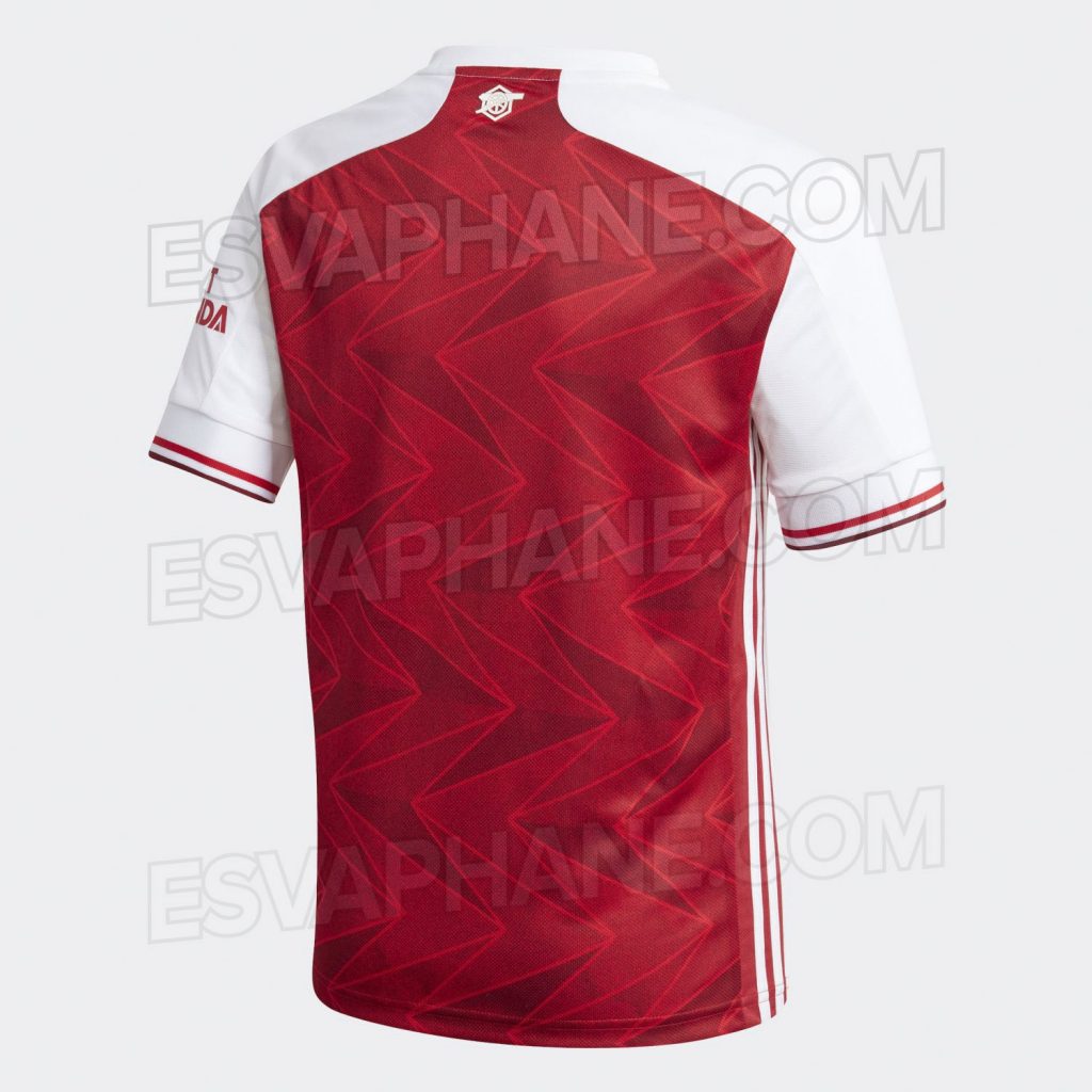 Leaked: Arsenal 2020/21 Home Kit photos 3 Photo via Footy Headlines