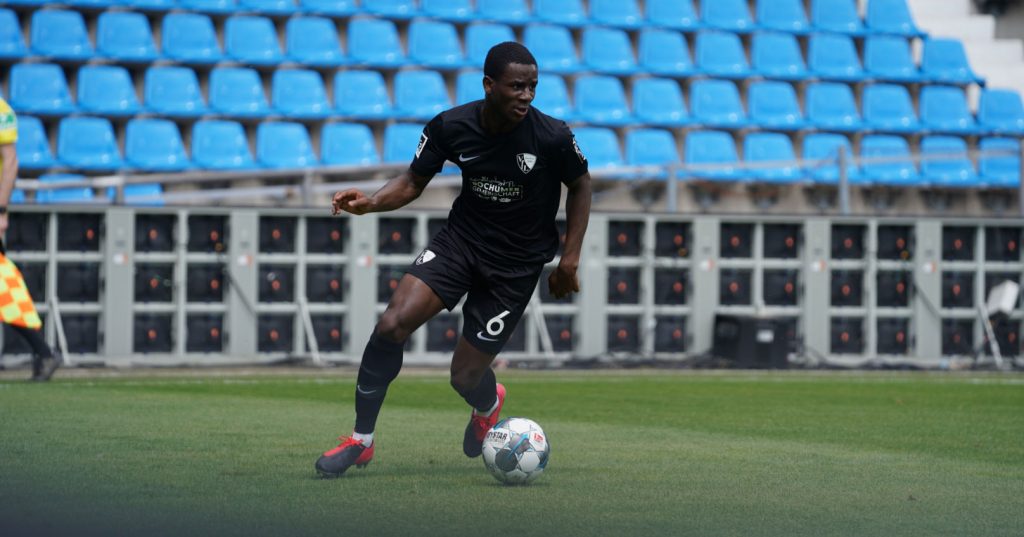 Mavropanos injured in draw with Bochum & Osei-Tutu 2 Jordi Osei-Tutu with VfL Bochum (Photo via Bochum on Twitter)