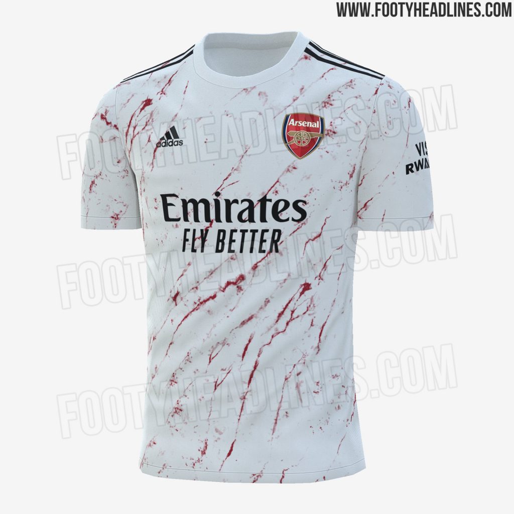 Leaked: Photos of rumoured Arsenal 2020/21 away shirt 2 Arsenal rumoured 2020/21 Away Kit (Photo via Footy Headlines)