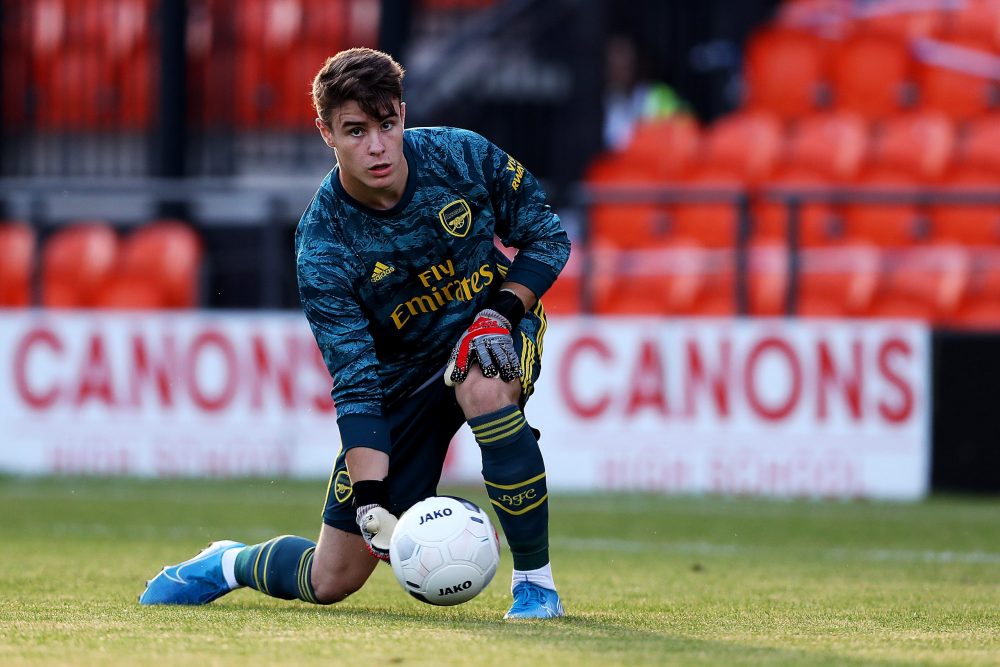 BARNET, ENGLAND - JULY 24: James Hillson of Arsenal in action during the Pre-Season Friendly match between Barnet and Arsenal at The Hive on July 2...