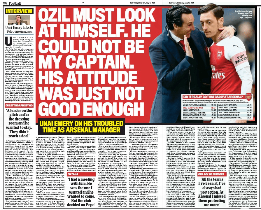 emery ozil 2