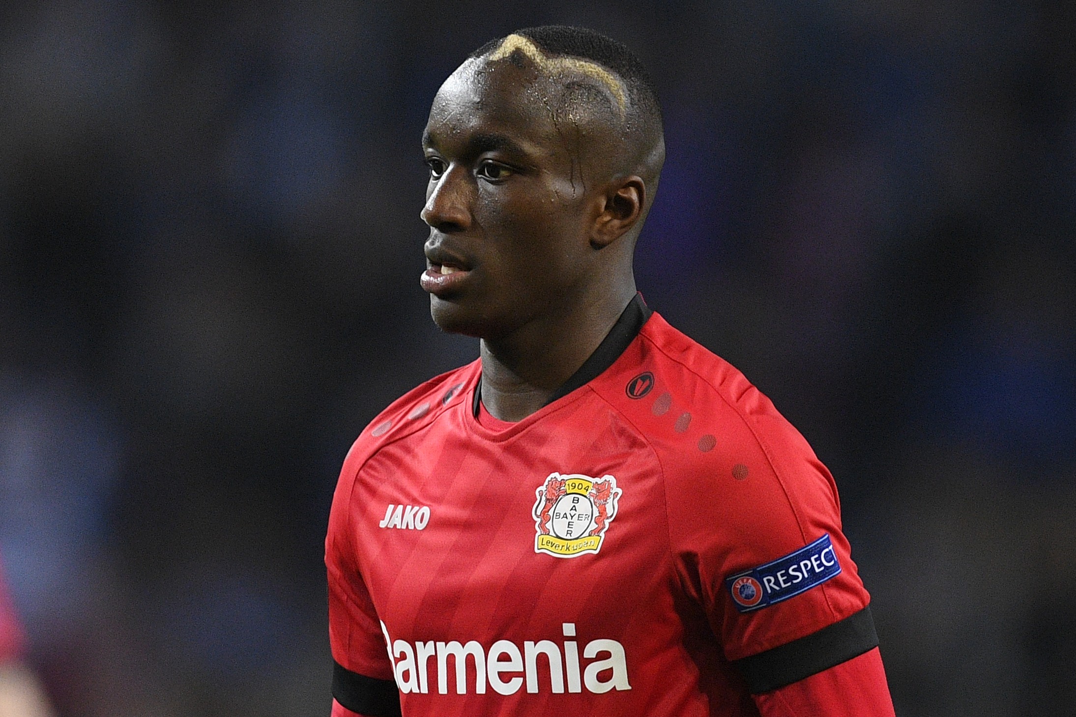 PORTO, PORTUGAL - FEBRUARY 27: Moussa Diaby of Bayer 04 Leverkusen in action during the UEFA Europa League round of 32 second leg match between FC ...