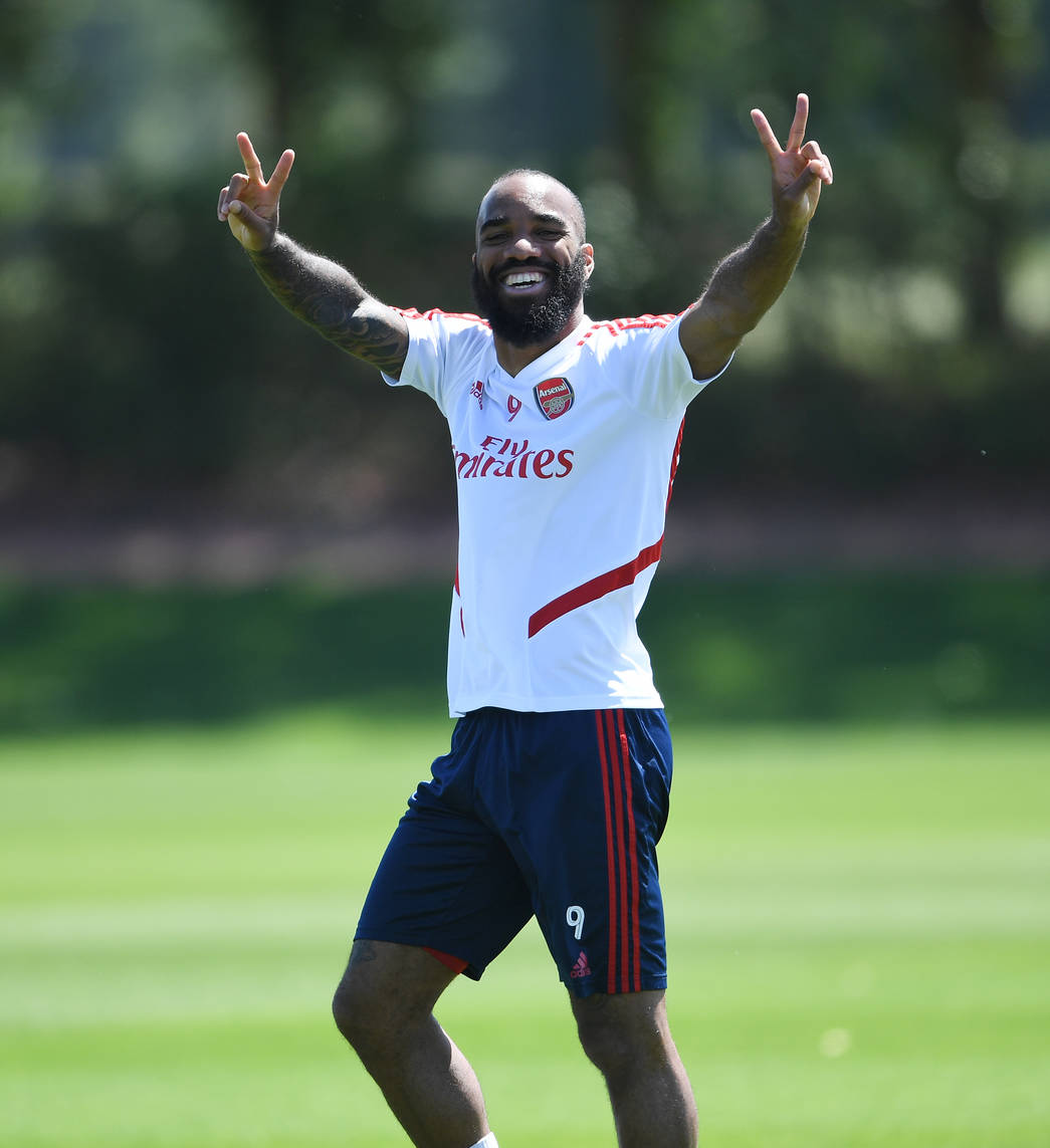 lacazette training