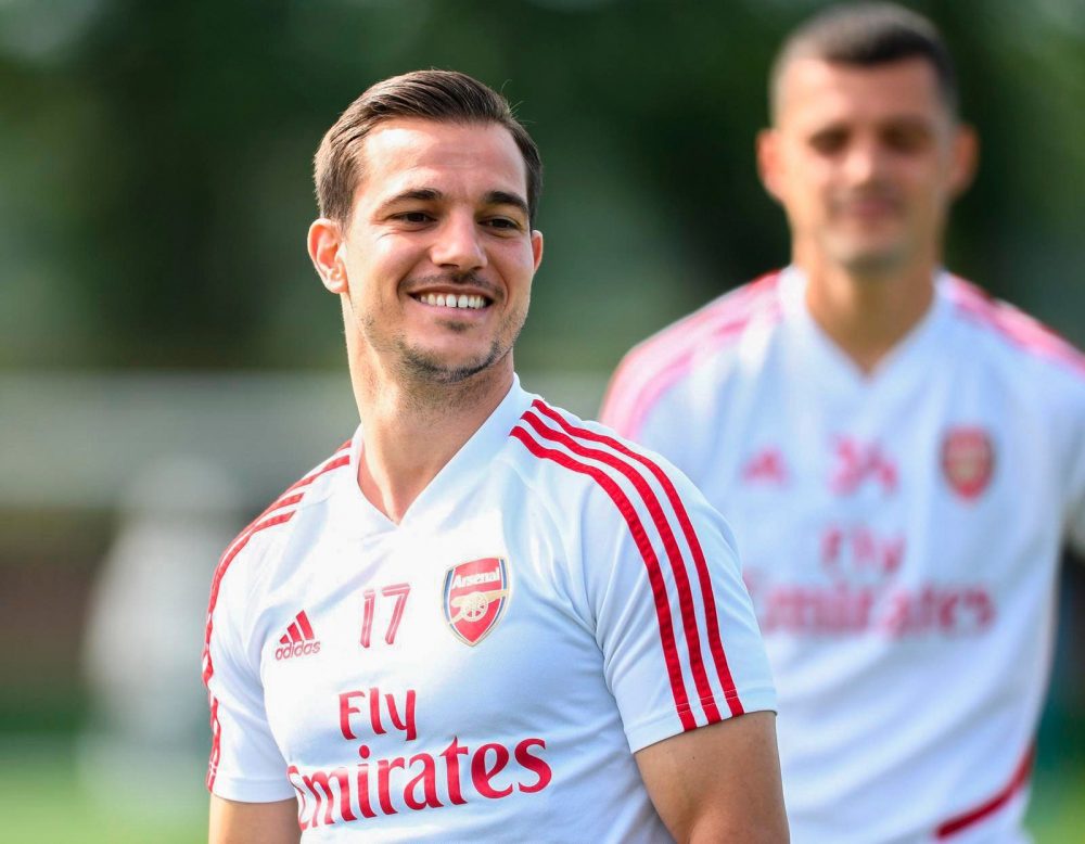 8 players Arsenal still need to sell 5 Cedric Soares (Photo via Soares on Twitter)