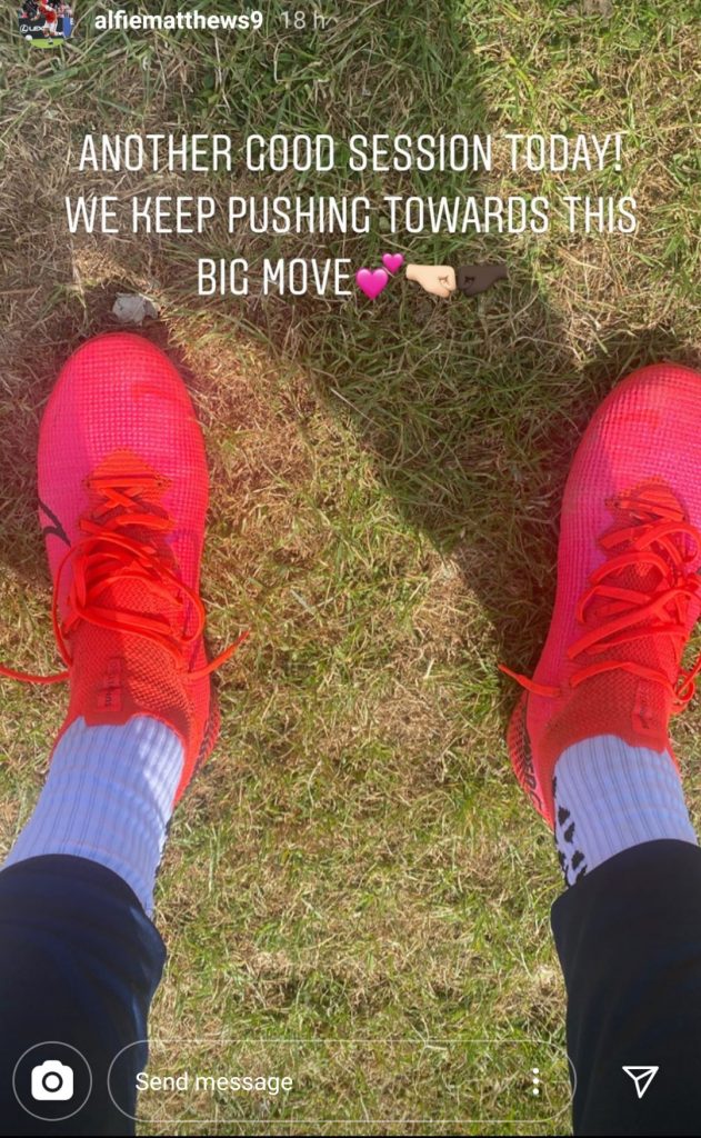 Alfie Matthews on Instagram