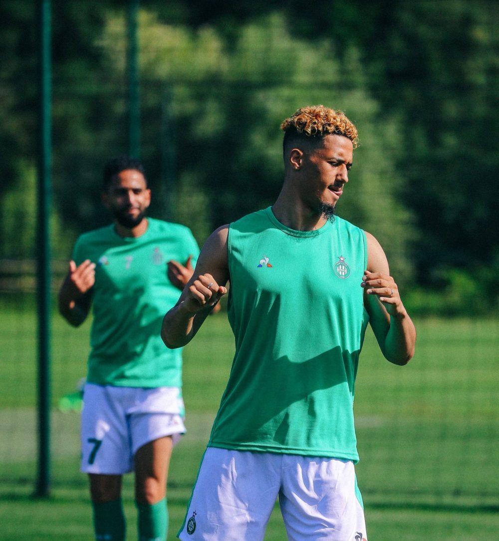 William Saliba (Photo via Saint-Etienne on Twitter)