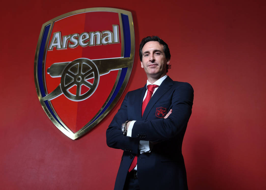 Ready to sell Pepe, Martinelli's father speaks and new Kroenke purchase 4 LONDON, ENGLAND - MAY 23: Arsenal Unveil New Head Coach Unai Emery at Emirates Stadium on May 23, 2018 in London, England. (Photo by Stuart MacFarlane/Arsenal FC via Getty Images)