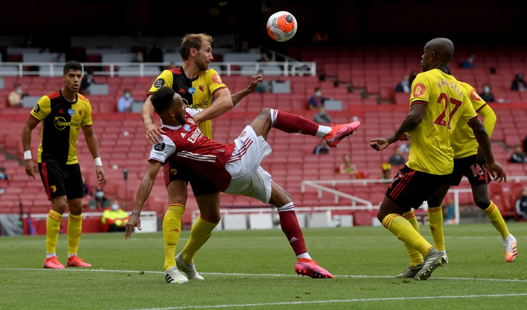Aubameyang extension will be announced in coming days 2 arsenal fc v watford fc premier league 8