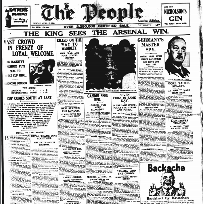 The People, Sunday April 27 1930