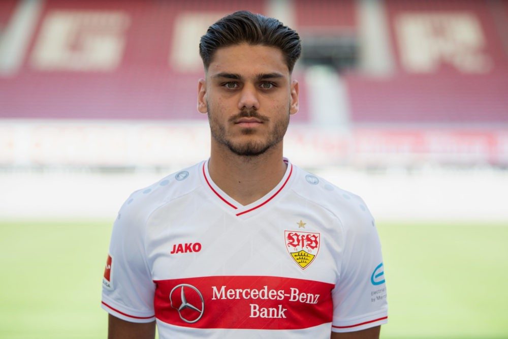 13 Arsene Wenger-era players remain at Arsenal 15 STUTTGART, GERMANY - AUGUST 10: Konstantinos Mavropanos of VfB Stuttgart poses during the team presentation at Mercedes-Benz Arena on August 10, 2020 in Stuttgart, Germany. (Photo by Matthias Hangst/Getty Images)