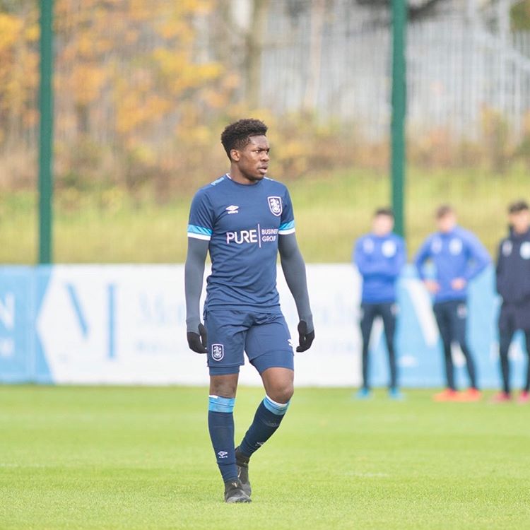 Arsenal sign Tim Akinola and George Lewis 3 Tim Akinola with Huddersfield Town (Photo via Akinola on Instagram)