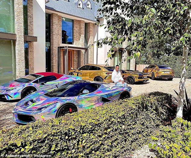 aubameyang cars