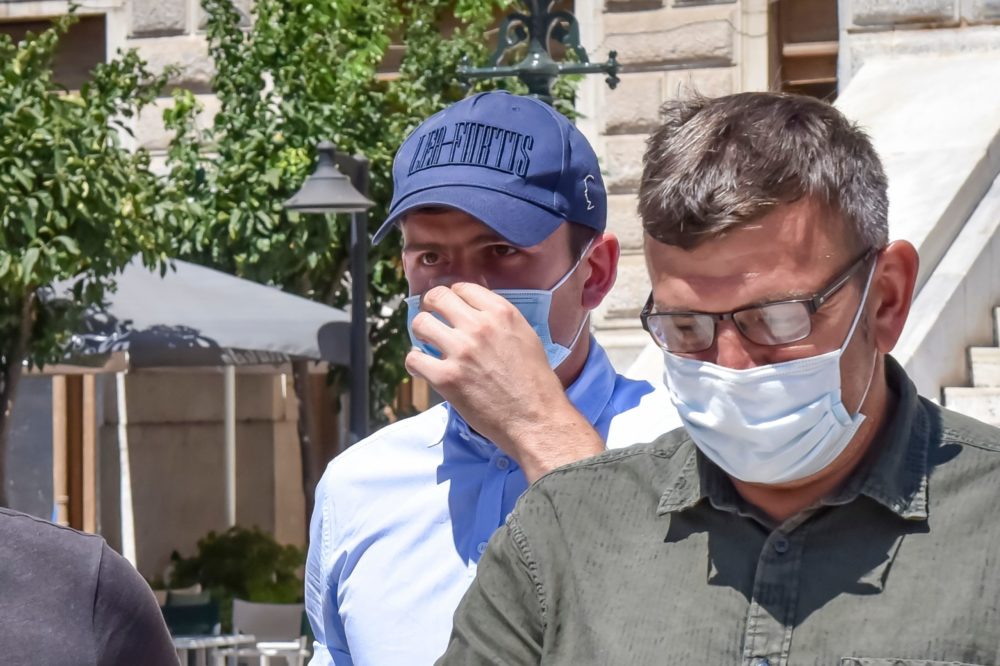 17 updates: Arsenal to raid Lille again, also reject Monaco bid 14 Manchester United football team captain Harry Maguire (L) leaves a courthouse on the Greek island of Syros, the administrative hub of the Cycladic island group that includes Mykonos on August 22, 2020. - Maguire was released from Greek police custody on August 22, 2020, TV footage showed, pending a hearing on assault charges on the neighbouring island of Mykonos. The £80 million (88 million euros) defender was arrested late on August 20, after what Greek police described as an "altercation" between two groups of British tourists on Mykonos. (Photo by EUROKINISSI / AFP) (Photo by EUROKINISSI/AFP via Getty Images)