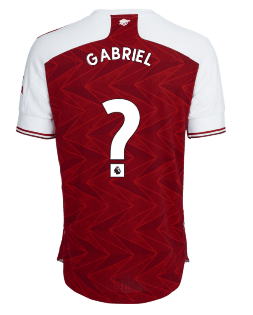 gabriel arsenal shirt number