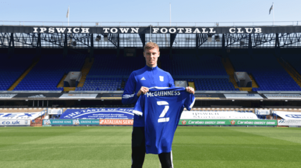 A guide to Mark McGuinness as he leaves Arsenal for Ipswich on loan 3 Mark McGuinness via Ipswich Town