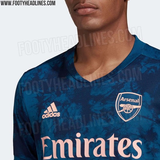 Arsenal Third Kit leak (Photo via FootyHeadlines.com)