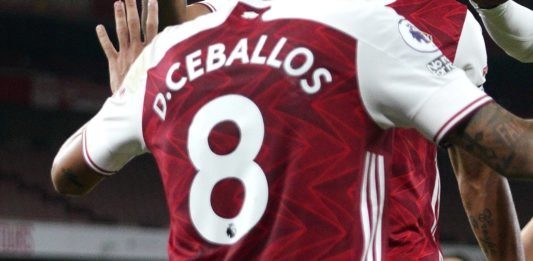 Dani Ceballos admits Real Madrid wanted to keep him LONDON, ENGLAND - SEPTEMBER 19: Eddie Nketiah of Arsenal celebrates with teammate Dani Ceballos after scoring his team's second goal during the Premier League match between Arsenal and West Ham United at Emirates Stadium on September 19, 2020 in London, England. (Photo by Will Oliver - Pool/Getty Images)