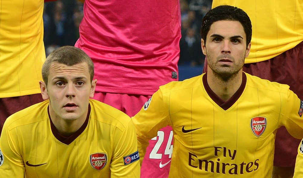 Mikel Arteta and Jack Wilshere