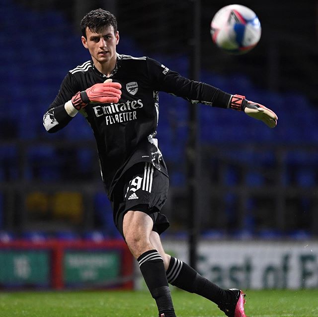 Tom Smith with Arsenal (Photo via Smith on Instagram)