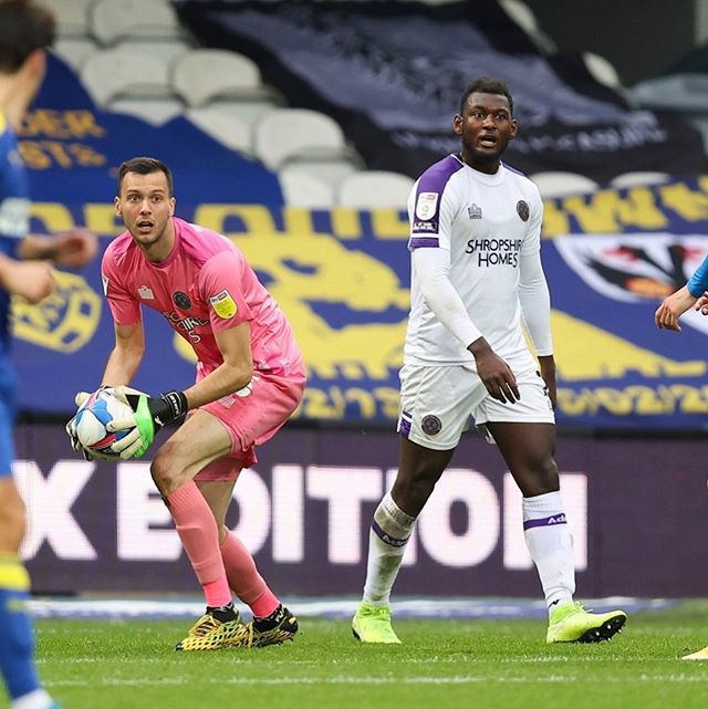 Dejan Iliev with Shrewsbury Town (Photo via Iliev on Instagram)