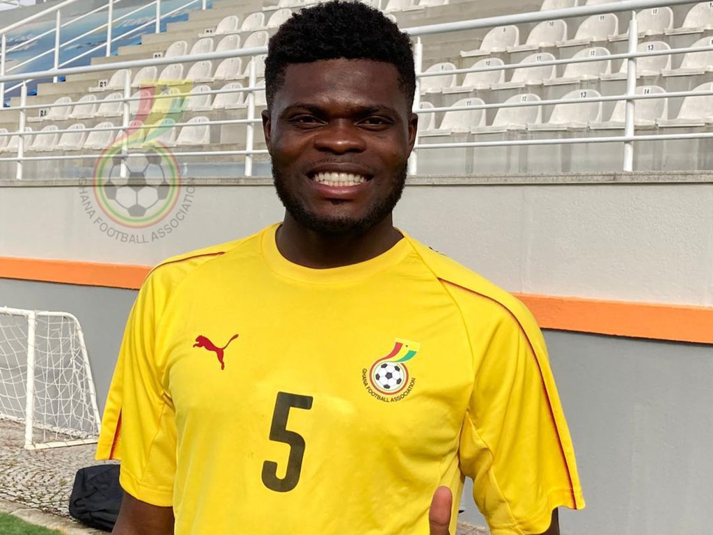 Thomas Partey with Ghana (Photo via Ghana on Twitter)
