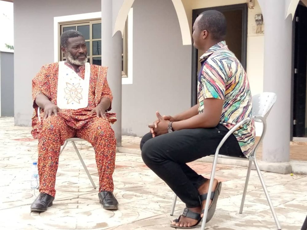 Jacob Partey speaking to MyJoyOnline.com