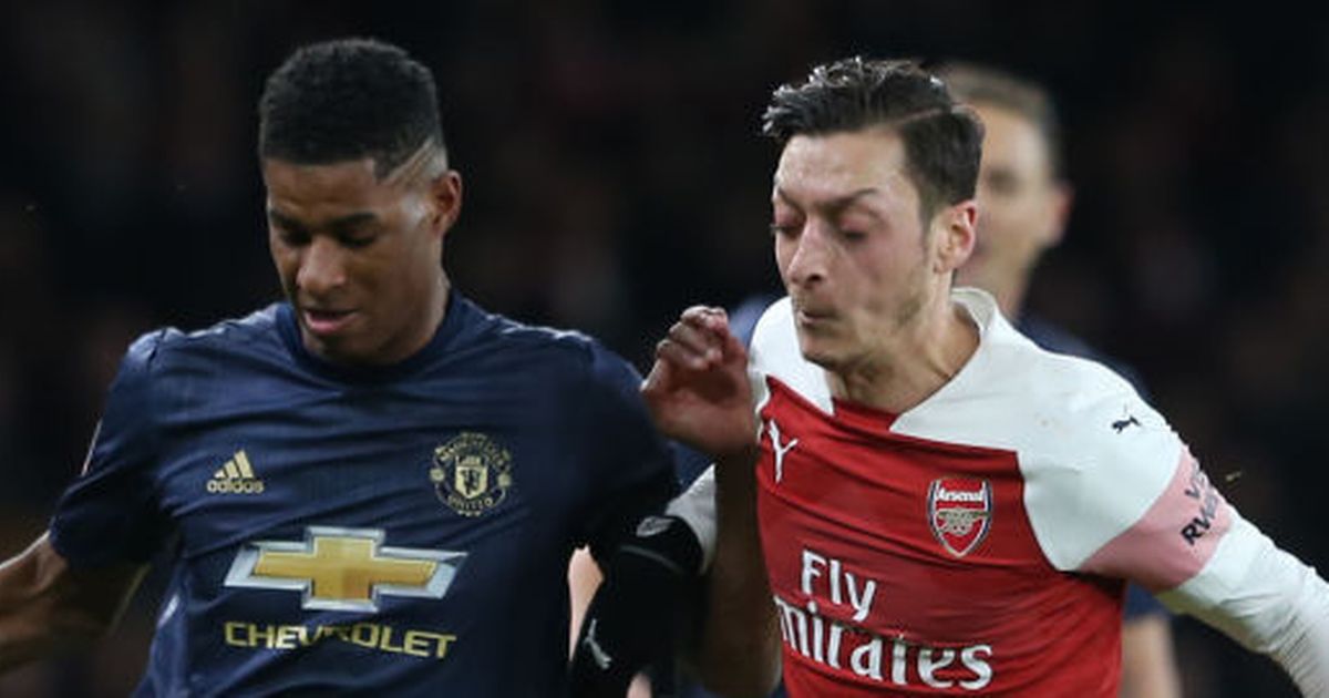 marcus rashford mesut ozil