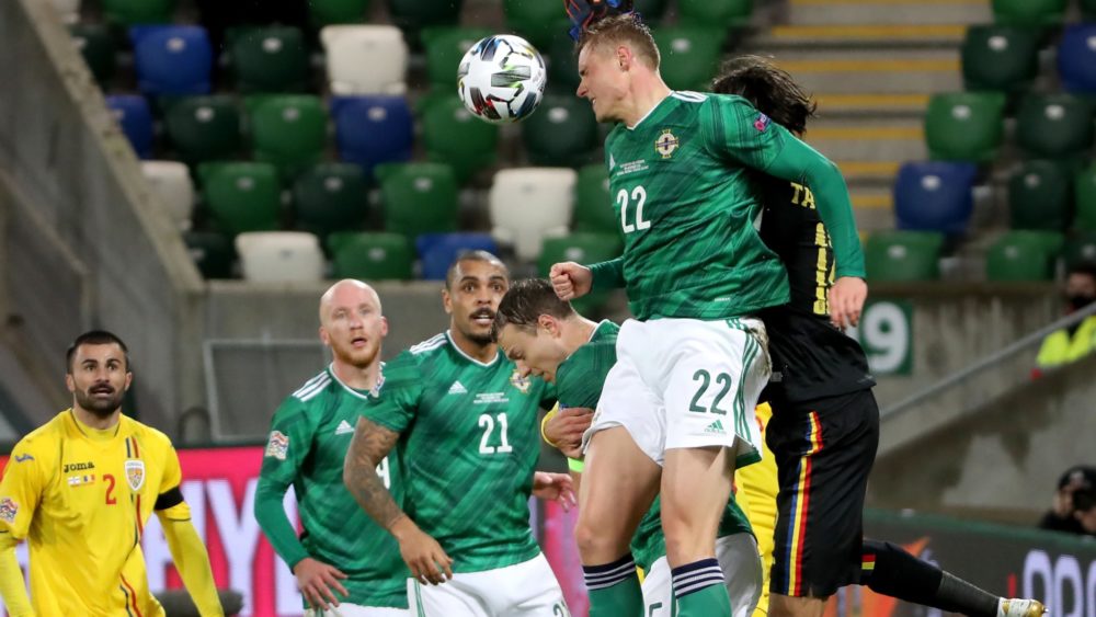 Daniel Ballard with Northern Ireland (Photo via Northern Ireland on Twitter)