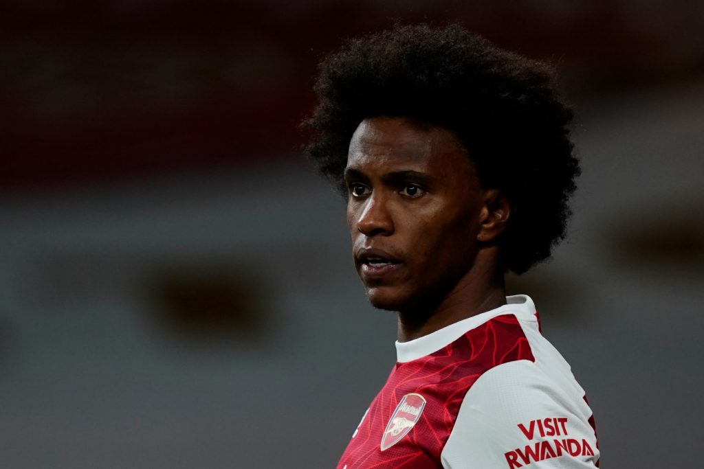 Pepe deserves the opportunities Arteta is giving Willian & Lacazette 3 Arsenal's Brazilian midfielder Willian reacts during the English Premier League football match between Arsenal and West Ham United at the Emirates Stadium in London on September 19, 2020. (Photo by Will Oliver / POOL / AFP)