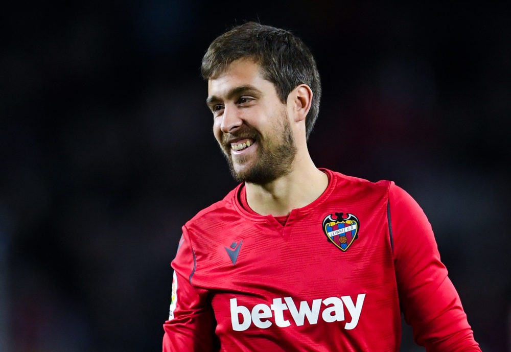Arsenal are 1 one of them: 29yo confirms Arsenal want to sign him 2 BARCELONA, SPAIN - FEBRUARY 02: Aitor Fernandez of Levante UD looks on during the Liga match between FC Barcelona and Levante UD at Camp Nou on February 02, 2020 in Barcelona, Spain. (Photo by David Ramos/Getty Images)