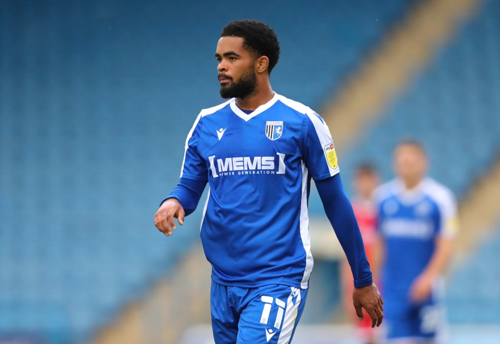 2 Arsenal loanees experience contrasting fortunes at same club 2 GILLINGHAM, ENGLAND: Trae Coyle of Gillingham FC looks on during the EFL Trophy match between Gillingham and Crawley Town at Priestfield Stadium on September 08, 2020. (Photo by James Chance/Getty Images)