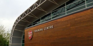 London Colney training centre (Photo via FootballTrainingGrounds.com)