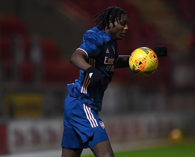 Arsenal confirm new deal for 'delighted' 17yo 2 Brooke Norton-Cuffy with the Arsenal academy (Photo via Norton-Cuffy on Instagram)