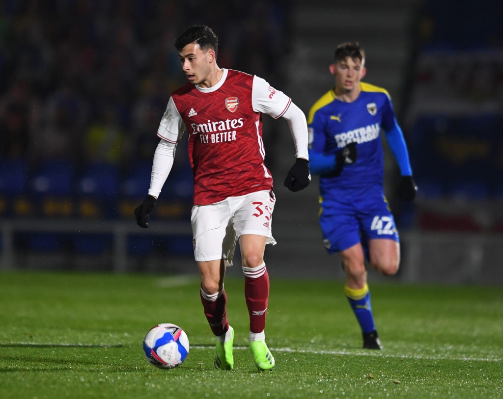 It's 'not fair' to Gabriel Martinelli says Mikel Arteta 2 Gabriel Martinelli with the Arsenal u21s (Photo by Arsenal Academy on Twitter)