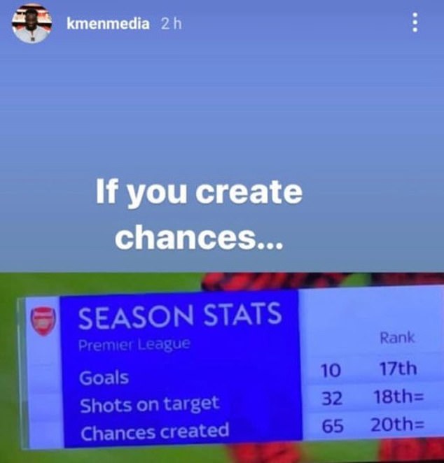 Auba's agent on Instagram