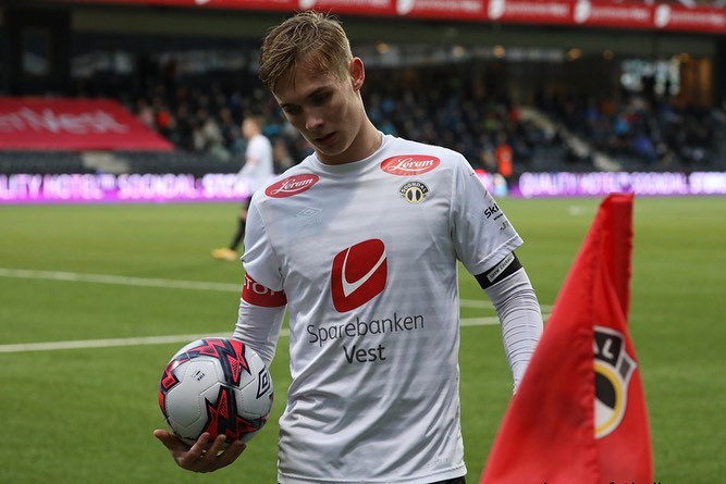 Arsenal among clubs to move for €2m 18-year-old 2 Sivert Heggheim Mannsverk with Sogndal IL (Photo via Mannsverk on Instagram)